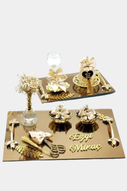 Süslü Nişan Tepsisi